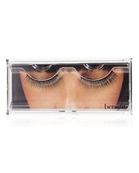 Benefit has more lash looks than days of the week. The new Lash Lovelies collection lets you be whoever, whenever! Custom-designed to fit precisely, its easy to apply them like a pro. Apply a thin line of lash glue along the base of false eyelashes. Let set for 30 seconds or until tacky. Position the lash close to the base of your natural lashes & gently press down from the outer corner inwards. To remove: gently peel off from outer to inner corner of eyelid. Apply black liner before so if you don't get the most perfect application there wont be any space between your lash line and your new lashes. Benefit has more lash looks than days of the week. The new Lash Lovelies collection lets you be whoever, whenever! Custom-designed to fit precisely, its easy to apply them like a pro. Apply a thin line of lash glue along the base of false eyelashes. Let set for 30 seconds or until tacky. Position the lash close to the base of your natural lashes & gently press down from the outer corner inwards. To remove: gently peel off from outer to inner corner of eyelid. Apply black liner before so if you don't get the most perfect application there wont be any space between your lash line and your new lashes.
