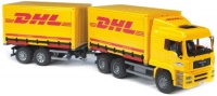 Bruder Man DHL Truck with Trailer Bruder Man DHL Truck with Trailer
