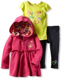 Kids Headquarters Baby-Girls Infant Jacket Short Sleeve With Tee, Pink, 24 Months Kids Headquarters Baby-Girls Infant Jacket Short Sleeve With Tee, Pink, 24 Months