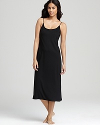 A simply chic spaghetti strap knit gown from Natori. A simply chic spaghetti strap knit gown from Natori.