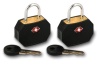 Lewis N. Clark TSA Mini Padlock 2 pack