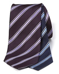 Armani Collezioni Silk Ornate-Stripe Tie Armani Collezioni Silk Ornate-Stripe Tie