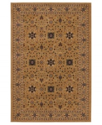 Traditional Persian motifs are recreated here in this intricately designed, ultra-soft Tolya area rug from Couristan. Cross-woven on Wilton looms, this high-quality construction offers deeper colors and subtle shading to achieve that old-world look. Traditional Persian motifs are recreated here in this intricately designed, ultra-soft Tolya area rug from Couristan. Cross-woven on Wilton looms, this high-quality construction offers deeper colors and subtle shading to achieve that old-world look.