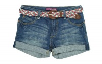 Epic Threads Stretch Jeans Shorts with Belt Medium Wash 14 Epic Threads Stretch Jeans Shorts with Belt Medium Wash 14