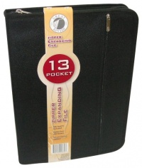 It's Academic Zipper Expanding File, 13-Pockets, Black (95870-B) It's Academic Zipper Expanding File, 13-Pockets, Black (95870-B)