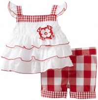 Kids Headquarters Baby-Girls Infant Short Set, White/Red, 24 Months Kids Headquarters Baby-Girls Infant Short Set, White/Red, 24 Months