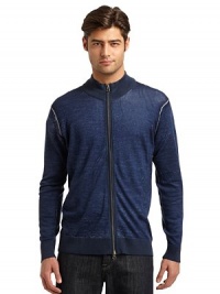 THE LOOKStand collarFront zip closureLong ribbed cuff sleevesRibbed hemTHE MATERIALMerino woolCARE & ORIGINHand washImported THE LOOKStand collarFront zip closureLong ribbed cuff sleevesRibbed hemTHE MATERIALMerino woolCARE & ORIGINHand washImported