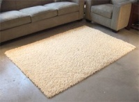 Anji Mountain AMB0651 Silky Shag Ivory Rug Rug Size: 3' x 5' Anji Mountain AMB0651 Silky Shag Ivory Rug Rug Size: 3' x 5'