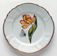 Anna Weatherley Old Master Tulips Salad Plate Yellow/Red Anna Weatherley Old Master Tulips Salad Plate Yellow/Red