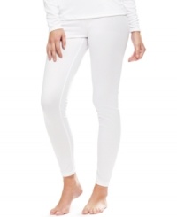 Cuddl Duds' Climatesmart leggings feature a lightweight, natural stretch that provides freedom of movement and a perfect, everyday fit. Cuddl Duds' Climatesmart leggings feature a lightweight, natural stretch that provides freedom of movement and a perfect, everyday fit.