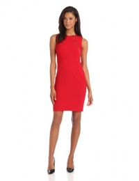 Calvin Klein Women's Sheath Dress With Zipper Detail Calvin Klein Women's Sheath Dress With Zipper Detail