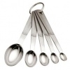 MIU France Stainless Steel 5-Piece Standard Measuring Spoon Set