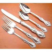 Queen Elizabeth 5 Piece Dinner Flatware Set Queen Elizabeth 5 Piece Dinner Flatware Set