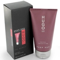 hugo DEEP RED by Hugo Boss Body Lotion 5 oz