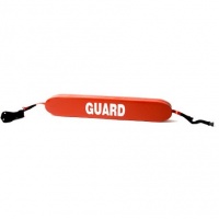 Rescue Tube w/Plastic Clips & Guard Logo, 40in, Red