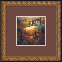 Morning Light Tuscany by Nancy O'Toole, Framed Print Art - 18.17 x 18.23 Morning Light Tuscany by Nancy O'Toole, Framed Print Art - 18.17 x 18.23