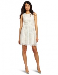 erin Erin Fetherston Women's Metallic Lace Dress, Metallic Lace/Swan, 0 erin Erin Fetherston Women's Metallic Lace Dress, Metallic Lace/Swan, 0