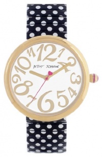 Betsey Johnson Women's BJ00039-19 Analog Polka Dot Expansion Band Watch