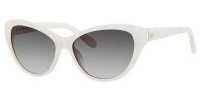 Kate Spade Della/S Della/S Cat Eye Sunglasses,Pearl White,55 mm Kate Spade Della/S Della/S Cat Eye Sunglasses,Pearl White,55 mm