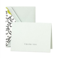 Crane & Co. Hand Engraved Aviary Scroll Thank You Notes (CT1174) Crane & Co. Hand Engraved Aviary Scroll Thank You Notes (CT1174)