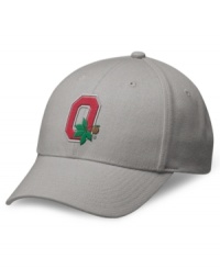 This swoosh hat from Nike gives you bold Buckeye style for Saturday's gridiron matches. This swoosh hat from Nike gives you bold Buckeye style for Saturday's gridiron matches.