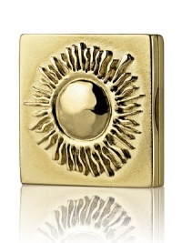 A sleek, modern compact topped with a fascinating golden sun that gleams brightly in your hand. This collectible compact opens to reveal Beautiful fragrance in long-lasting solid perfume. A tender bouquet of lilies, roses, marigold and orange blossoms, all warmed with a rich, woody base and brightened with a touch of citrus. Romantic, tender, memorable. A sleek, modern compact topped with a fascinating golden sun that gleams brightly in your hand. This collectible compact opens to reveal Beautiful fragrance in long-lasting solid perfume. A tender bouquet of lilies, roses, marigold and orange blossoms, all warmed with a rich, woody base and brightened with a touch of citrus. Romantic, tender, memorable.