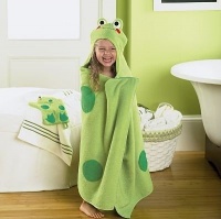 Jumping Beans® Frog Hooded Bath Towel, in Green Jumping Beans® Frog Hooded Bath Towel, in Green