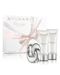 Reveal the woman in your life's gentle sensuality and femininity with this prestigiousOmnia Crystalline set which includes a 2.2 oz Eau de Toilette Spray, a 3.4 ozBody Lotion, and a 3.4 oz Bath & Shower Gel.Notes:Top: Bamboo, NashiHeart: Lotus BlossomBase: Balsa Wood Reveal the woman in your life's gentle sensuality and femininity with this prestigiousOmnia Crystalline set which includes a 2.2 oz Eau de Toilette Spray, a 3.4 ozBody Lotion, and a 3.4 oz Bath & Shower Gel.Notes:Top: Bamboo, NashiHeart: Lotus BlossomBase: Balsa Wood