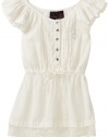 Baby Phat - Kids Girls 7-16 Tunic Top, Cream, Medium