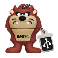 Emtec Electronics L103 Looney Tunes 4 GB USB 2.0 Flash Drive (Tasmanian Devil) - EKMMD4GL103 Emtec Electronics L103 Looney Tunes 4 GB USB 2.0 Flash Drive (Tasmanian Devil) - EKMMD4GL103