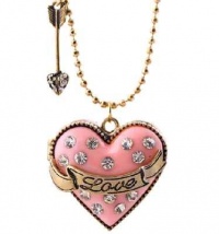 Fabulous PINK DOLLHOUSE LOVE HEARTS LOCKET w Engagement Ring Inside with Ball Chain Fabulous PINK DOLLHOUSE LOVE HEARTS LOCKET w Engagement Ring Inside with Ball Chain