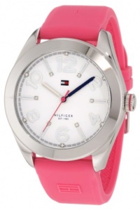 Tommy Hilfiger Women's 1781256 Sport Pink Silicon Stainless Steel Watch Tommy Hilfiger Women's 1781256 Sport Pink Silicon Stainless Steel Watch