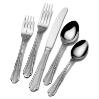 Pfaltzgraff Everyday Edgehill Frost 20-Piece Flatware Set, Service for 4 Pfaltzgraff Everyday Edgehill Frost 20-Piece Flatware Set, Service for 4