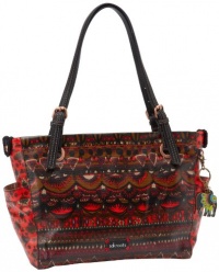 The SAK Artist Circle Satchel,Flame One World,One Size The SAK Artist Circle Satchel,Flame One World,One Size