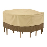 Veranda Round Patio Table and Chair Set Cover 78942, Large in Pebble, Bark and Earth up to 94 Diameter Veranda Round Patio Table and Chair Set Cover 78942, Large in Pebble, Bark and Earth up to 94 Diameter