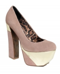 Stardust memories. The Foxxeyy platform pumps by Betsey Johnson blend retro glam and contemporary color blocking for a look that can't be ignored. Stardust memories. The Foxxeyy platform pumps by Betsey Johnson blend retro glam and contemporary color blocking for a look that can't be ignored.