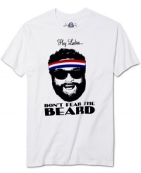 Let him grow on you. This Hybrid tee is an instant conversation piece. Let him grow on you. This Hybrid tee is an instant conversation piece.
