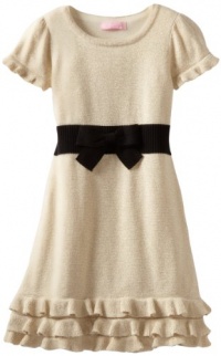 Lilly Pulitzer Girls 2-6X Rita LG Sweater Dress, Cameo White, X-Small Lilly Pulitzer Girls 2-6X Rita LG Sweater Dress, Cameo White, X-Small