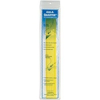 CM Designs 12-Inch Add-A-Quarter Ruler, Yellow