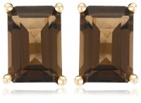 14k Gold Emerald-Cut Gemstone Studs 14k Gold Emerald-Cut Gemstone Studs