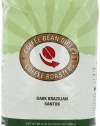 Dark Brazilian Santos, Whole Bean Coffee, 5 Pound Bag