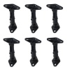 Videosecu 6 Black Satellite Studio Speaker Mounts / Brackets for Walls and Ceilings 1UP