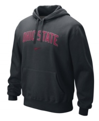 Set your team spirit soaring with this NCAA Ohio State Buckeyes hoodie from Nike. Set your team spirit soaring with this NCAA Ohio State Buckeyes hoodie from Nike.