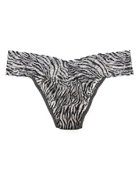 Go wild for Hanky Panky's popular soft stretchy original rise thong, now in a fun zebra print. Style #441184 Go wild for Hanky Panky's popular soft stretchy original rise thong, now in a fun zebra print. Style #441184