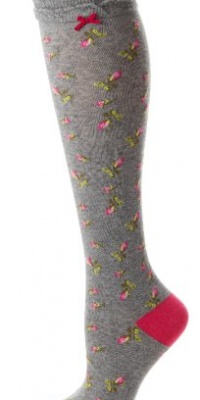 Betsey Johnson Women's Baby Buds Knee Sock Betsey Johnson Women's Baby Buds Knee Sock