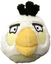 Angry Birds Plush 5-Inch White Bird with Sound Angry Birds Plush 5-Inch White Bird with Sound