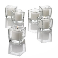 Set of 72 Square Glass Eastland Votive Candle Holders Set of 72 Square Glass Eastland Votive Candle Holders