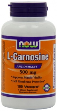 NOW Foods L-carnosine 500mg, 100 Vegetarian Capsules