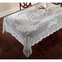 Sharon Lace Tablecloth 60x120 WHITE Sharon Lace Tablecloth 60x120 WHITE