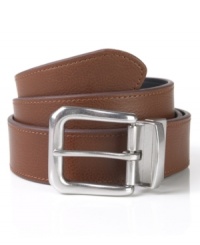 Make a big impact even in your casual wardrobe with stylish appointments like this Lauren Ralph Lauren leather belt. Make a big impact even in your casual wardrobe with stylish appointments like this Lauren Ralph Lauren leather belt.